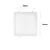 Painel Embutir Quadrado 24W 30×30 6000K Luz Fria - Lummier LED 