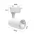 Spot Para Trilho 18w 3000k Branco Luz Quente Bivolt - Lummier LED 