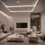 Perfil de Led Embutir em Branco com Difusor 50mm x 28mm 2Metros - loja online