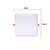 Painel 18w Borda Ifinita Smart Quadrado 6500k BF Luz Branca Bivolt Embuled - Lummier LED 