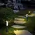 Poste Balizador Cristal LED Para Jadim 10W 3000K BQ Luz Amarela 30CM IP67 Bivolt