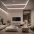 Perfil de Led Embutir em Branco com Difusor 24mm x 14mm 2Metros