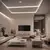 Imagem do Perfil de Led Embutir em Branco com Difusor 36mm x 28mm 2Metros