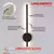 Arandela one Way Luz Indireta Preta 20W 90CM Aluminio 3 Cores De Luz 3000k 4000k 6000k - loja online