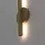 Arandela one Way Luz Indireta Dourada 12W 60CM Aluminio 3 Cores De Luz 3000k 4000k 6000k na internet