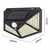 Arandela Externa Solar 100Leds 9w - Lummier LED 