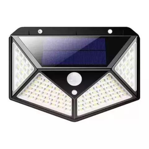 Arandela Externa Solar 100Leds 9w