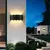 Arandela LED 8W Lente 8 Fachos 3000K Externa Bivolt Preta - loja online