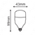Lampada LED Bulbo T45 9W 3K/4K/6.5K Embuled - comprar online