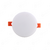 Luminaria Painel LED 2Em1 Emb e Sob Borda Infinita Redondo 18W 3K/4K/6,5K Embuled