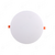 Luminaria Painel LED 2Em1 Emb e Sob Borda Infinita Redondo 24W 3K/4K/6,5K Embuled
