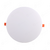Luminaria Painel LED 2Em1 Emb e Sob Borda Infinita Redondo 36W 3K/4K/6,5K Embuled