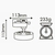 Luminaria Downlight Para Trilho Branco e Preto 20W 3K/4K/6,5k Embuled - Lummier LED 