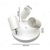 Spot LED Sobrepor Direcionavel Para gu10 S/Lampada Triplo Redondo Preto e Branco Embuled - Lummier LED 