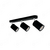 Spot LED Sobrepor Direcional Para GU10 S/Lampada Triplo Preto e Branco Embuled