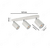 Spot LED Sobrepor Direcional Para GU10 S/Lampada Triplo Preto e Branco Embuled - Lummier LED 