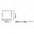 Luminaria Painel LED Sobrepor 36w 40X40 BRANCO PVC 3K/4K/6,5K - loja online