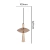 Pendente Orion ROSE GOLD e Black 6+2W 3000K Embuled - comprar online