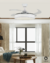Ventilador Com LED Fresh Wind 36W Branco 3K/4K/6,5K Embuled na internet
