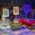 Luminaria LED Abajur Cristalina 3W RGB Embuled - Lummier LED 