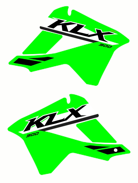 KIT GRAFICAS KAWASAKI KLX 300 ORIGINALES #2