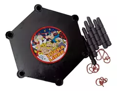 Mini Hexadrilátero (Negro) - Luchamanía 13 (Lucha Libre)