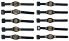 Pulsera / Cinturón para Muñecos Luchadores (10 Piezas)