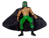 Muñeco articulado Espectro con capa negra y detalles en verde, representando un personaje único.