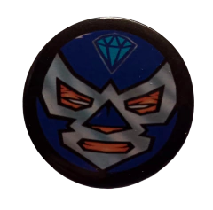 Botón Diamante Azul