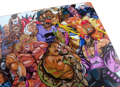 Cartel Metálico Wrestling Superstars - comprar en línea