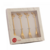 Conjunto 4 Garfos de Aço Inox para Aperitivo Leaves Dourado - Wolff - Casadellas Home & Table