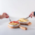 Conjunto 4 Garfos de Aço Inox para Aperitivo Leaves Prata - Wolff - loja online