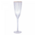 Conjunto 2 Taças de Champanhe de Vidro com Borda Dourada Lines 300ml - Wolff