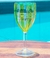 Taça Acrílico Listrado Verde Kiwi