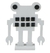 ADORNO ROBO CINZA M