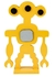 ADORNO ROBO AMARELO P