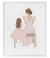 QUADRO BAILARINA MAE E FILHA - MOLDURABG