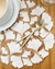 Cj. C/ 2 und- JOGO AMERICANO PIANTA TAGLIATA BRANCO C/ DOURADO - comprar online