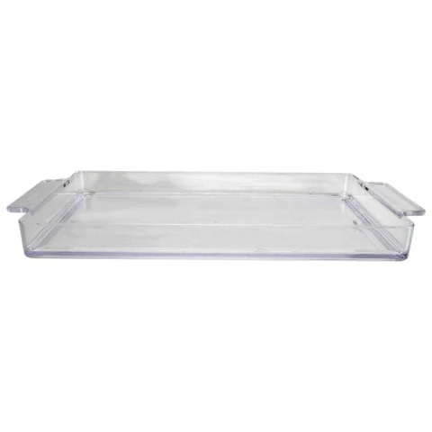BANDEJA 54,5X28,7X4,8CM RETANGULAR ACRILICO ACRILICO TRANSPARENTE - comprar online