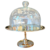 Boleira Naturals com Tampa de Vidro Shefield Plate - comprar online
