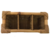Porta Talher de Bambu e Vime Caramelo - comprar online