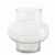 VASO EM VIDRO LINHA CLEAR FVP296 - A27 x L27 x C27 cm