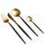 Faqueiro Dourado e Verde 24 Peças- Wolff - comprar online