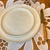 PRATO RASO C/ FILETE SNOW FLAKE - CONJ. C/ 6 UND - Casadellas Home & Table