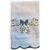 Toalha Lavabo Felpa Natal Sonho Azul