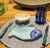 CJ c/ 2 UND JOGO AMERICANO ORNATO AZUL JEANS Ø 40cm - Casadellas Home & Table