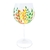 Taça para Gin Tônica Colibri Crystal Bohemia, Galhos de Verão pintadas à mão.