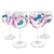 Taça para Gin Tônica Colibri Crystal Bohemia, Líbelula, pintadas à mão. - comprar online