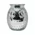 Frasco vidrio plata buho - comprar online