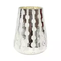 Portavela de vidrio 19 cm - comprar online